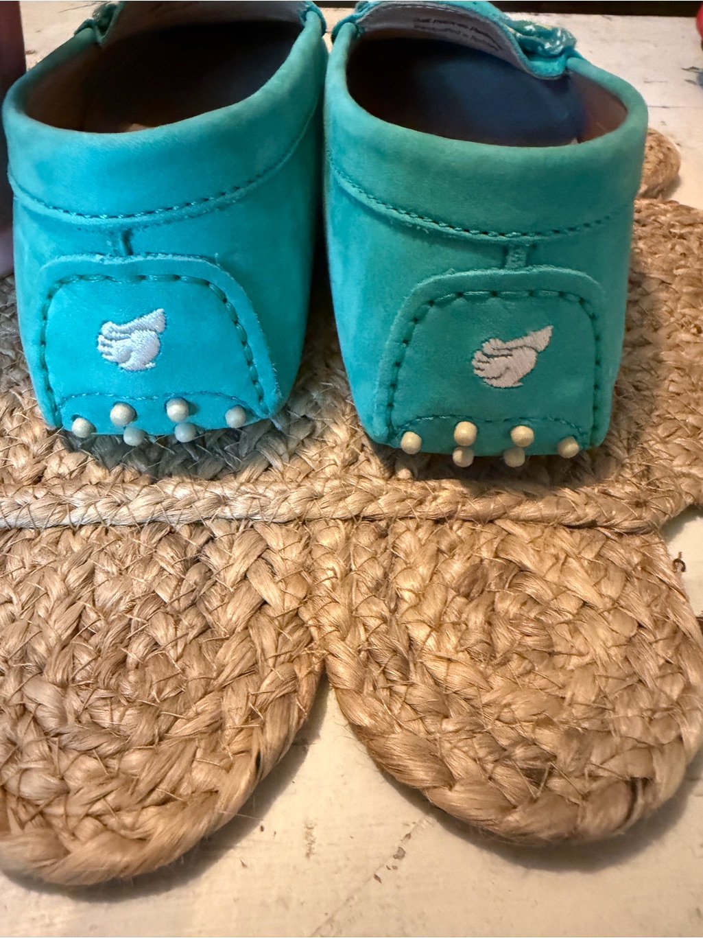Bobbie’s-Bow-Accent Teal Loafers - Women's Slip-On Flats — image 4 of 5